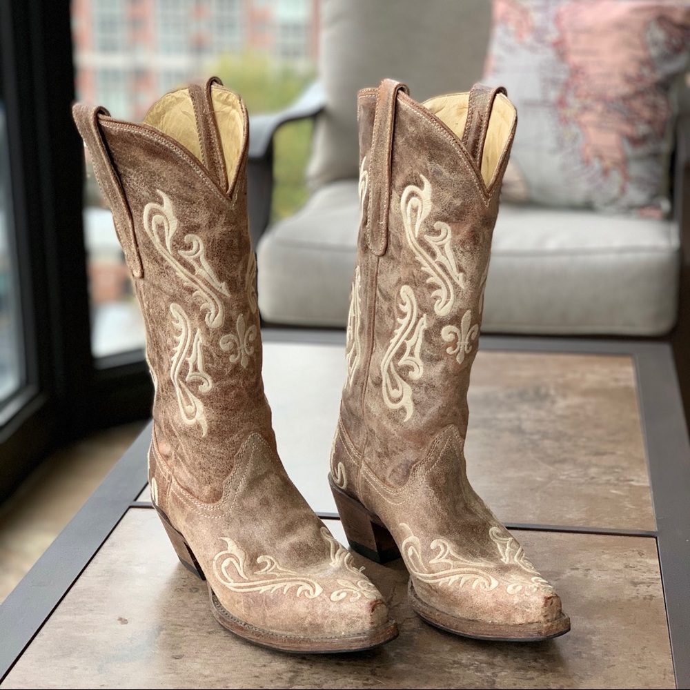 Leather Western Boot
